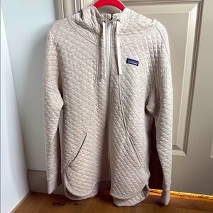 Patagonia Women's Organic Cotton Quilt Hoody NWOT Women’s Large